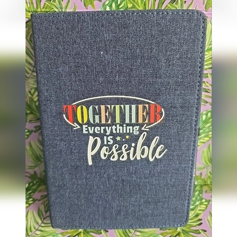 Inspirational Denim Notebook